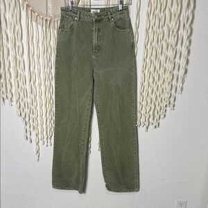 ROLLA'S Green Straight Leg Jeans